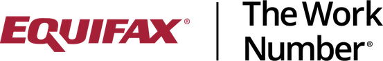 EQUIFAX and The Work Number logo, the payroll database lenders read to verify your income